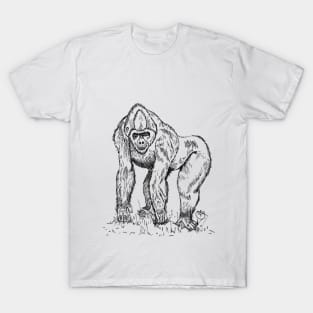 A handsome Silverback Gorilla T-Shirt